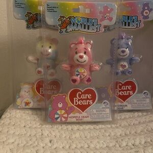 Worlds Smallest—CareBears (Set Of 3) Collectors Items- Series 4- Rare